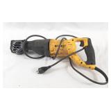 Dewalt V. S. Reciprocating Saw 1 1/8" Stroke