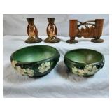 Selection Of Vintage Roseville Pottery Which