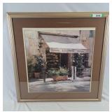 Large Framed And Matted Decorative Art Print,