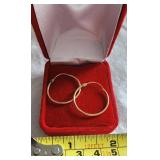 14K Gold Hoop Earrings