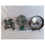 3  Vintage 2 are Sea-Breeze Fans for parts and