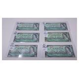 1967 Group of Six Choice Uncirculated Canadian