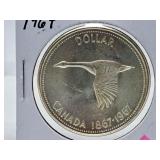 1967 Canada One Dollar Coin