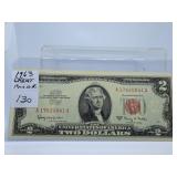 1963 US Two Dollar Bill Great Colour