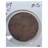 Mint State 1939 Royal Visit Coin