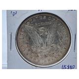 Mint State 1896 U.S.A. One Dollar Coin