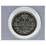 About Uncirculated Cleaned 1902 Canada Nickel