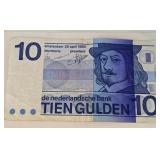 Netherlands 1968 10 Gulden Banknote
