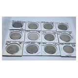 12 Uncirculated Canadian Dollars Starting in 1968