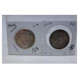 1945 and 1946 Canada 50 Cent Pieces