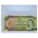 Hard to Find 1969 Canadian $20 Bill w/asterisk or