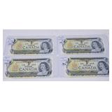 1973 Four in a Row or Sequence Canadian One