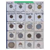 20 Old Transportation Tokens As Found