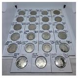 23 Uncirculated Canadian 50 Cent Pieces Starting