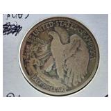 Very Good 1927 U.S.A. Half-Dollar Coin