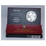 2005 Proof Canada Silver Dollar
