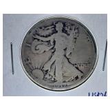 Good 1917 U.S.A. Half-Dollar Coin