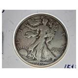 Very Fine 1940 U.S.A. Half-Dollar Coin
