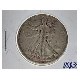 Very Fine 1945 U.S.A. Half-Dollar Coin