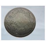 ICCS Graded About Good 1880H Canada Quarter