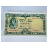 1978 Irish One Pound Note Hard to Find
