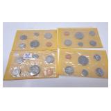Royal Canadian Mint Sets - 1968, 1969, 1970, &