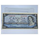 1954 Canada Five Dollar Bill