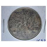 Extra Fine 1943 U.S.A. Half Dollar Coin