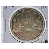 Mint State 1965 Canada One Dollar Coin