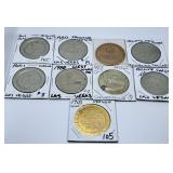 Nine Tokens including Las Vegas