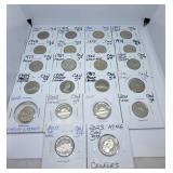 21 Canadian Nickels Starting w/1960 Mini