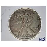 Very Fine 1944 U.S.A. Half-Dollar Coin