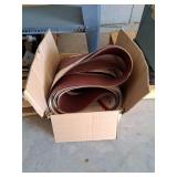 Box of Quanity belt sand baper