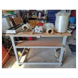 Heat seal plastic wrap roller machine