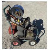 Power built 3hp portable air compressor with cart