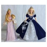 Millennium Princess Barbie & 1997 Rapunzel Barbie