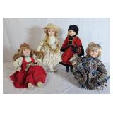 Collection of Porcelain Dolls