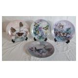 4 The Xerces Society Butterfly Collector Plates