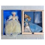 1994 Snow Princess Barbie & 2000 Barbie