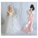 Princess Bride Barbie 2001 & 1995 Collector