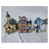 Avon Christmas porcelain collection Church Cafe