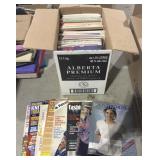 Box of machine knitting magazines