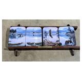 4 Bradford Exchange Wild Wings Collector Plates