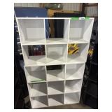 9 cube organizer shelf with 6 cube organizer