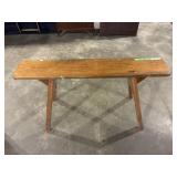 Behind the couch wooden sofa table