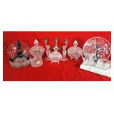 Assortment of Crystal Pieces - Covered Candy