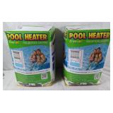 2 boxes of pool solar heaters