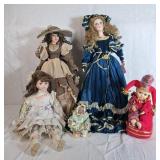 Collection of Porcelain Dolls