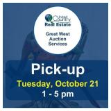 Pickup Tuesday, October 21, 2025, at 1-5 pm
