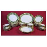 Aynsley Onyx Green Fine English Bone China -